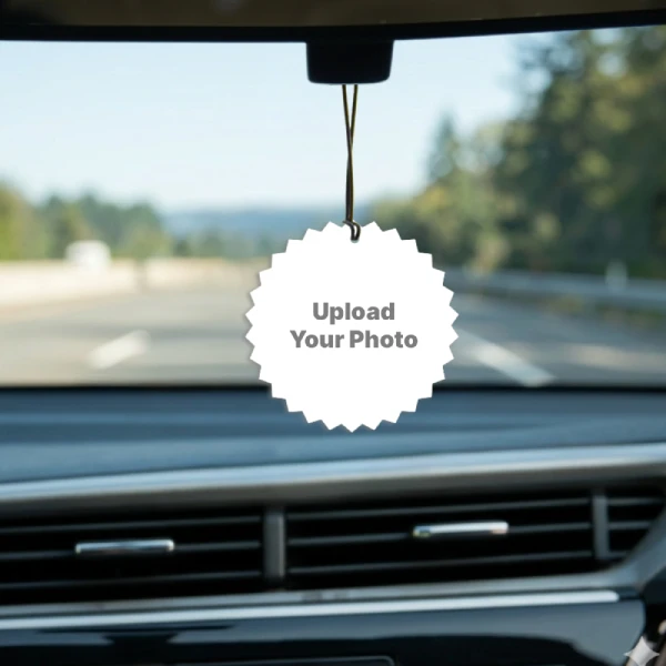 Custom Acrylic Sun Shaped Car Photo Hangings