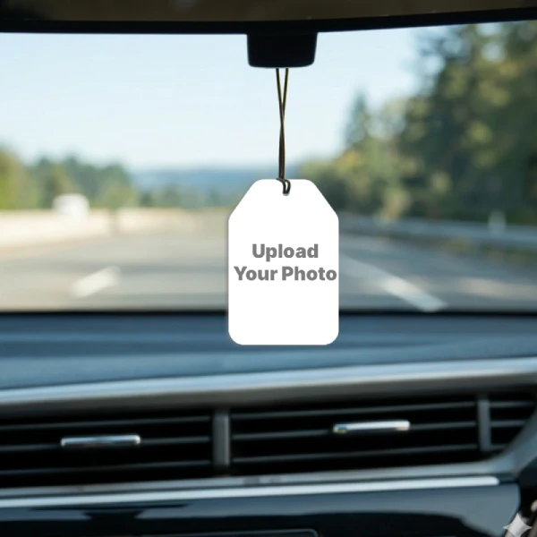 Custom Acrylic Tag Shaped Car Photo Hangings