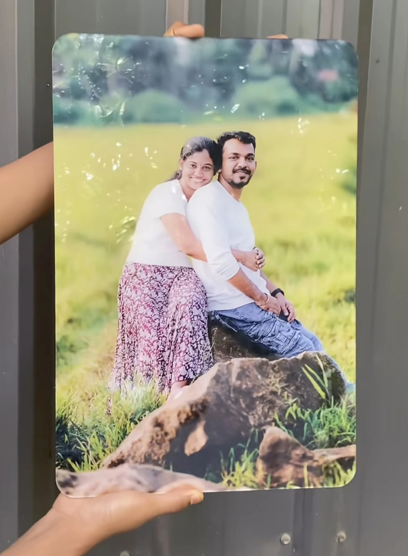 Custom birthday gift photo frame
