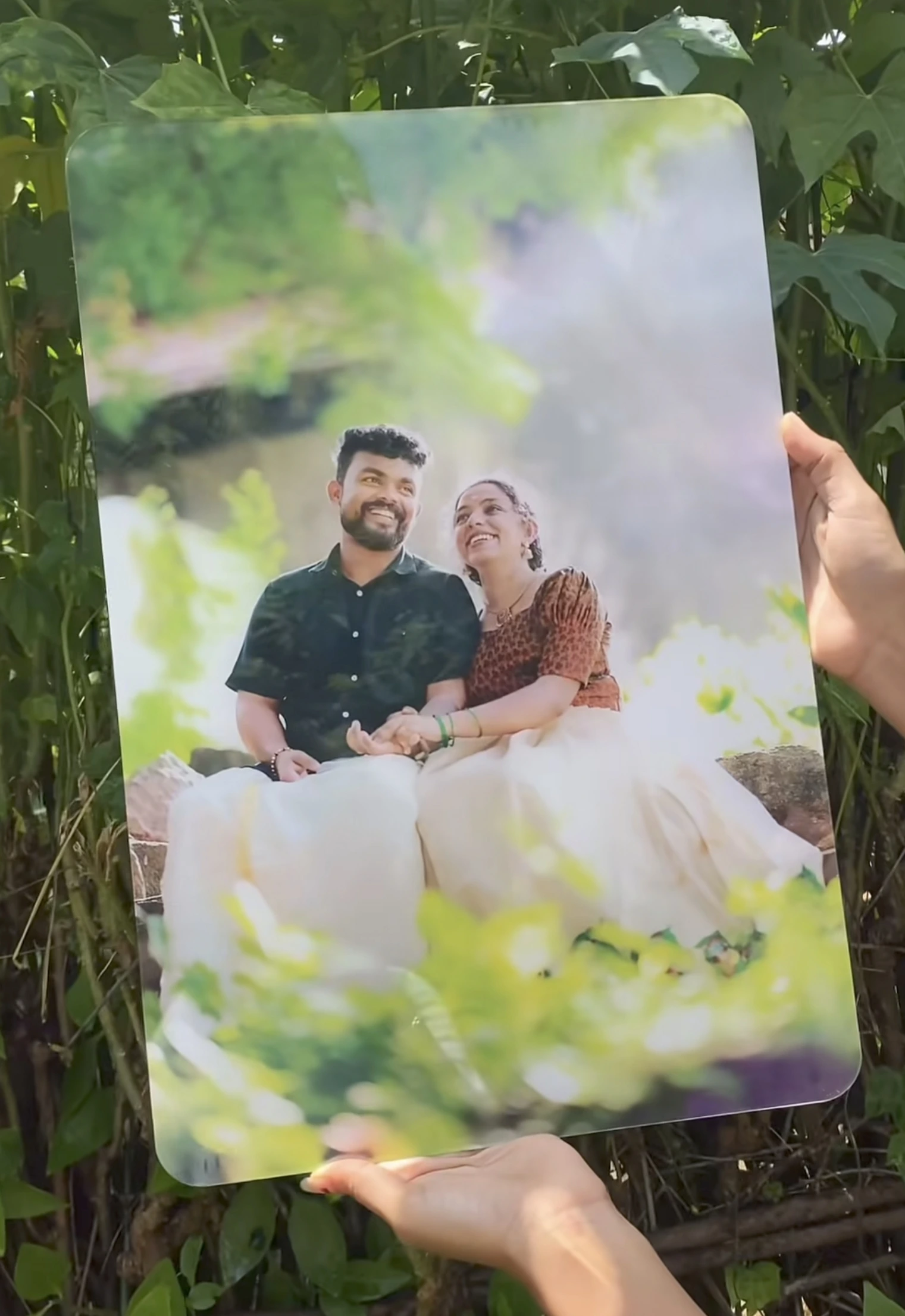 Portrait acrylic photo frame