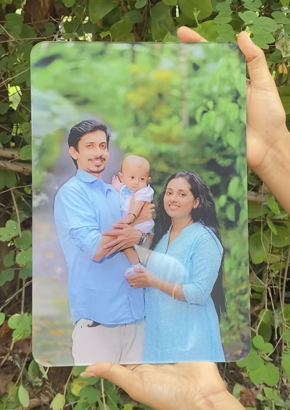 Personalised photo frame gift