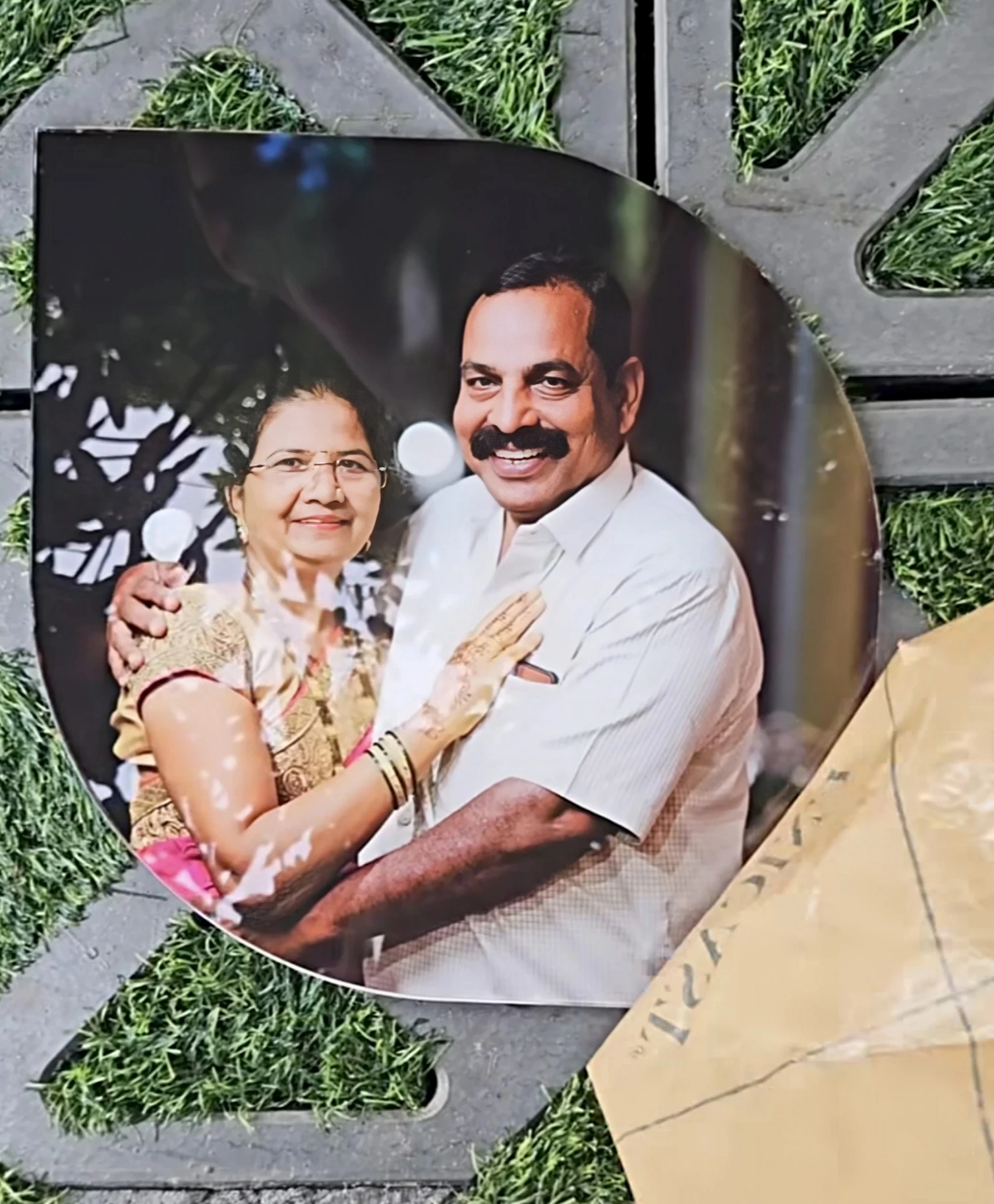 Family portrait acrylic frame