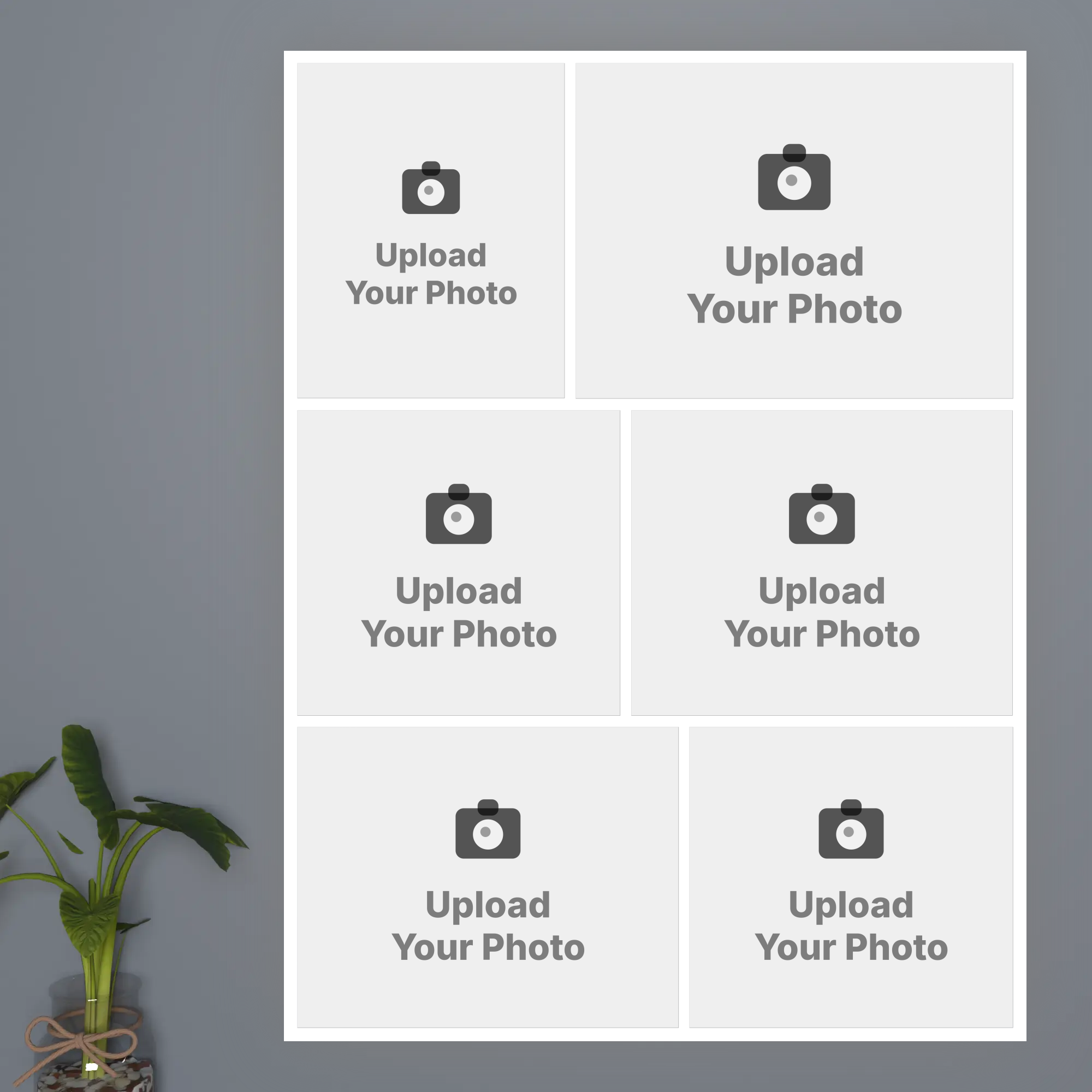 Brick Arrangement Collage 6 Photos