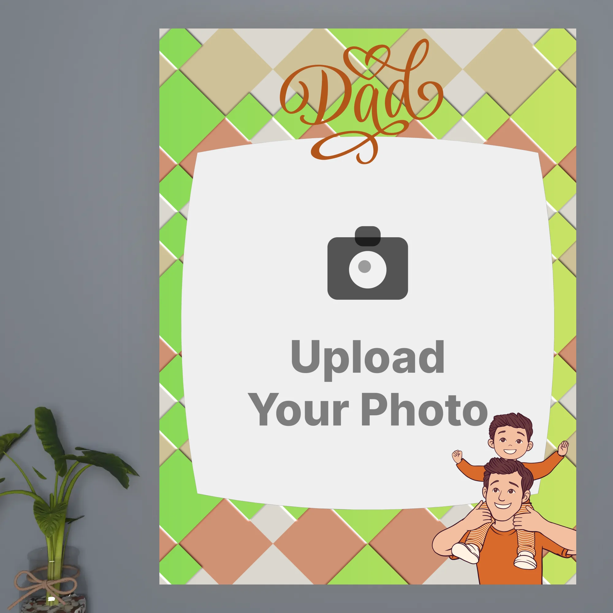 Dad Love Acrylic Photo Frame | Mehabooba