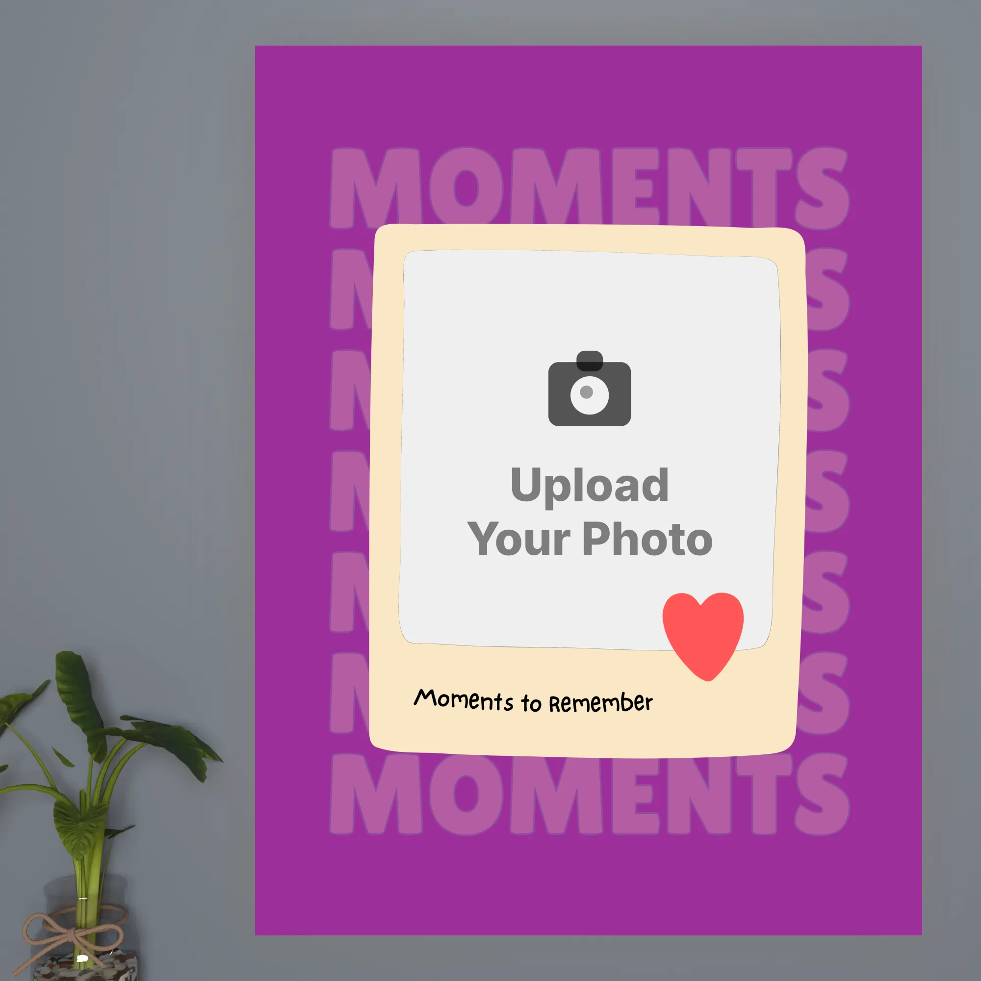 Moments to Remember Acrylic Photo Frame | Mehabooba